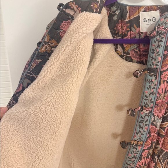 Sea New York Quilted Floral Jacket – Size Large - Picture 3 of 5